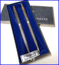 Parker Classic Sterling Silver Ballpoint+Pencil Set