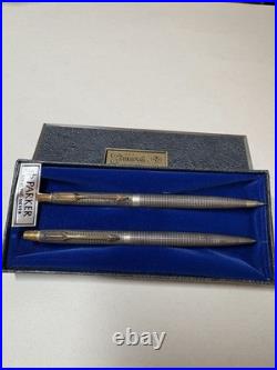 Parker Classic Sterling Silver Ballpoint+Pencil Set