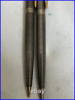 Parker Classic Sterling Silver Ballpoint+Pencil Set