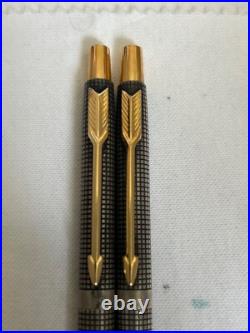 Parker Classic Sterling Silver Ballpoint+Pencil Set
