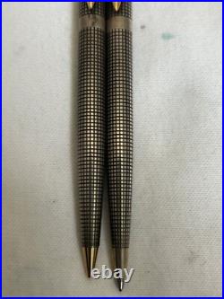 Parker Classic Sterling Silver Ballpoint+Pencil Set