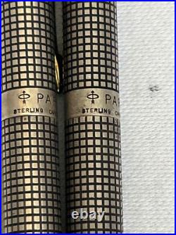 Parker Classic Sterling Silver Ballpoint+Pencil Set