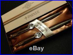 Parker Classic Sterling Silver Pen & Pencil Set 7-527-3 (4) NEW IN BOX USA