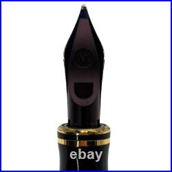 Parker Duofold Centennial Sterling Silver Fountain Pen 18k Gold Medium Nib