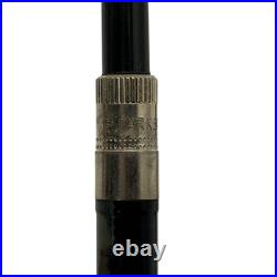 Parker Duofold Centennial Sterling Silver Fountain Pen 18k Gold Medium Nib