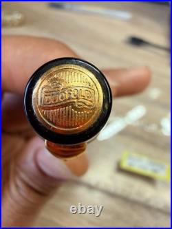 Parker Duofold FP sterling silver overlay by Ariel Kullock on Black n Pearl
