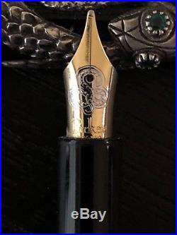 Parker Duofold Limited Edition Sterling Silver Snake Fountain Pen