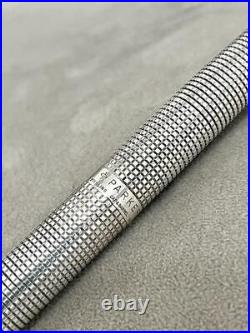 Parker Fountain Pen 14K Tip Body Sterling Silver #1378