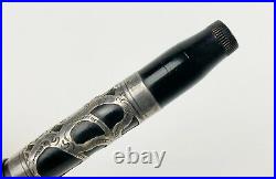 Parker Lucky Curve Sterling silver overlay fountain pen Antique vintage 1905 pat