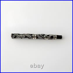 Parker Snake 925 Sterling Silver Limited Edition Fountain Pen Emeralds 330/5000