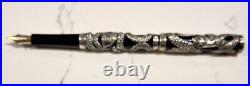 Parker Snake 925 Sterling Silver Limited Edition Fountain Pen Emeralds 330/5000