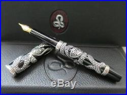 Parker Snake Limited Edition Fountain Pen Sterling Silver Near MINT Condition