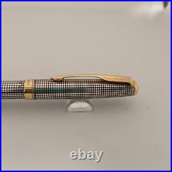 Parker Sonnet Cisele Sterling Silver Ballpoint Pen Made in France