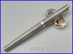 Parker Sonnet Fountain Pen Cisele Sterling Silver 14K XF Nib AUST from japan