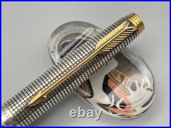 Parker Sonnet Fountain Pen Cisele Sterling Silver 14K XF Nib AUST from japan