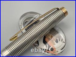 Parker Sonnet Fountain Pen Cisele Sterling Silver 14K XF Nib AUST from japan
