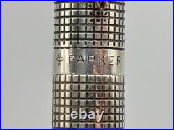 Parker Sonnet Fountain Pen Cisele Sterling Silver 14K XF Nib AUST from japan