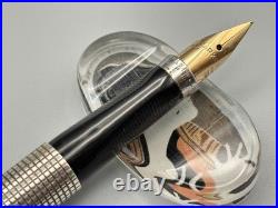Parker Sonnet Fountain Pen Cisele Sterling Silver 14K XF Nib AUST from japan