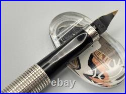 Parker Sonnet Fountain Pen Cisele Sterling Silver 14K XF Nib AUST from japan
