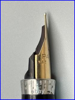 Parker Sonnet Fountain Pen Cisele Sterling Silver 14K XF Nib AUST from japan