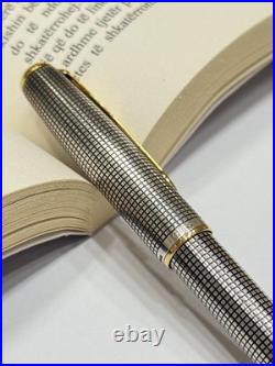 Parker Sonnet Fountain Pen Nib 18k 750 Sterling Silver 925 Made In France