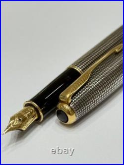 Parker Sonnet Fountain Pen Nib 18k 750 Sterling Silver 925 Made In France