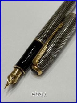 Parker Sonnet Fountain Pen Nib 18k 750 Sterling Silver 925 Made In France