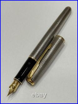Parker Sonnet Fountain Pen Nib 18k 750 Sterling Silver 925 Made In France