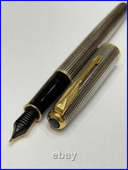 Parker Sonnet Fountain Pen Nib 18k 750 Sterling Silver 925 Made In France
