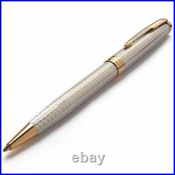 Parker Sonnet Mistral Ballpoint Pen Sterling Silver & Gold Trim New In Box