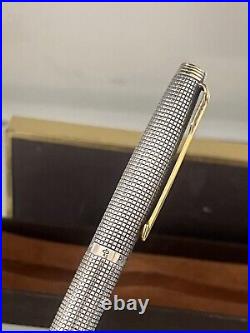 Parker Sonnet Pen Fountain Pen Silver Sterling IN Cartridge Pen Gold Marking