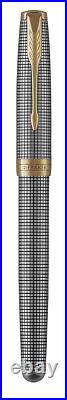 Parker Sonnet Prestige Sterling Silver Fountain Pen 18K F Pt New In Box 1931489