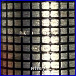 Parker Sonnet Sterling Silver Cisele Fountain Pen 18K Gold M Nib 1995 France VTG