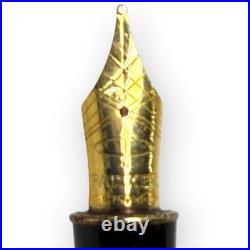 Parker Sonnet Sterling Silver Cisele Fountain Pen 18K Gold M Nib 1995 France VTG