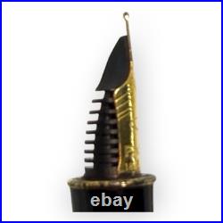 Parker Sonnet Sterling Silver Cisele Fountain Pen 18K Gold M Nib 1995 France VTG