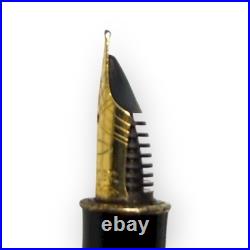 Parker Sonnet Sterling Silver Cisele Fountain Pen 18K Gold M Nib 1995 France VTG