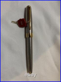 Parker Sonnet Sterling Silver Cisele Fountain Pen 18K X Fine Pt New In Box