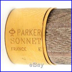 Parker Sonnet Sterling Silver & Gold Fougere Rollerball Pen New In Box