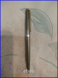 Parker Sterling Silver 925 Dish Top Ball Point Pen France MADE #6