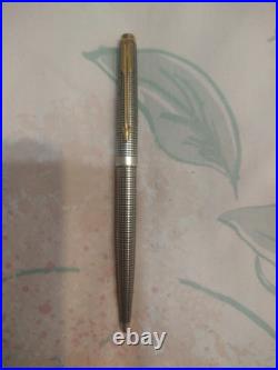 Parker Sterling Silver 925 Dish Top Ball Point Pen France MADE #6