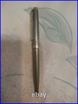 Parker Sterling Silver 925 Dish Top Ball Point Pen France MADE #6