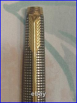 Parker Sterling Silver 925 Dish Top Ball Point Pen France MADE #6