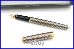 Parker Sterling Silver 925 SONNET Pen & Cap + Barrel Pencil France / USA
