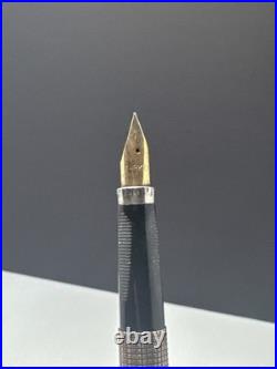 Parker Sterling Silver Cap & Barell Fountain Pen With 14k Tip USA Made
