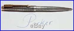Parker Sterling Silver Cap & Barrel Rollerball Pen & Pencil Set