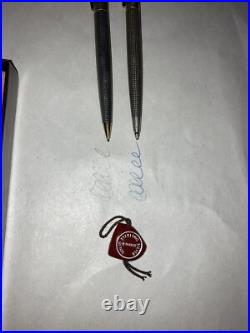 Parker Sterling Silver Classic Cisele Pen and Pencil Set with original box