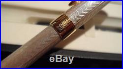 Parker Sterling Silver Fougere Fountain Pen18k Gold & Ballpoint Set New In Box