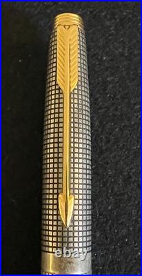 Parker Sterling Silver & Gold Trim Pen (M231)