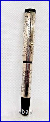 Parker Vintage #32 Sterling Silver Junior Duofold Fountain Pen-restored-fine