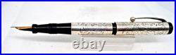 Parker Vintage #32 Sterling Silver Junior Duofold Fountain Pen-restored-fine
